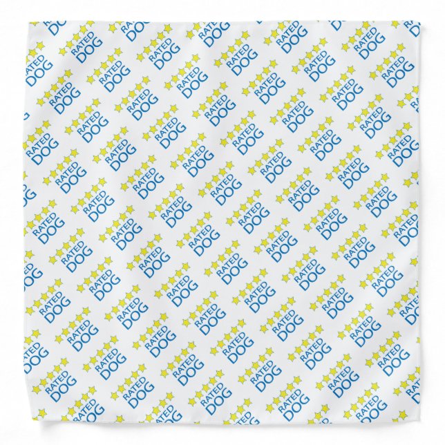Five Star Dog Bandana (Front)