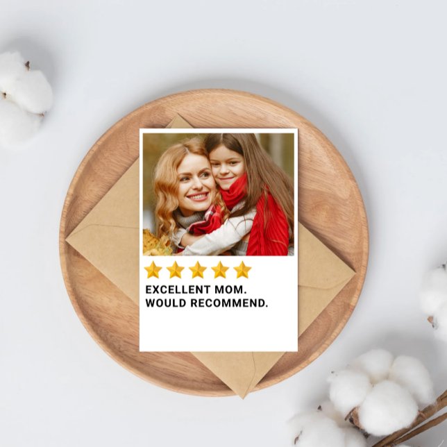 Five Star Excellent Mom Card (Creator Uploaded)