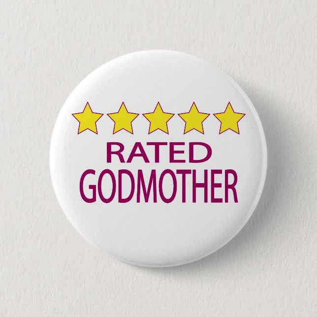 Five Star Godmother Button (Front)