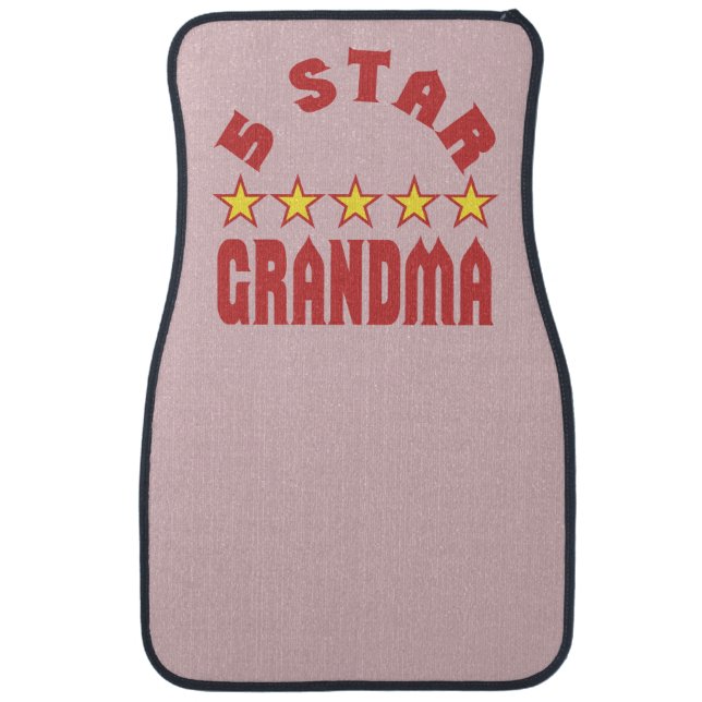 Five Star Grandma Car Mat (Front)