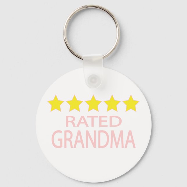 Five Star Grandma Keychain (Front)
