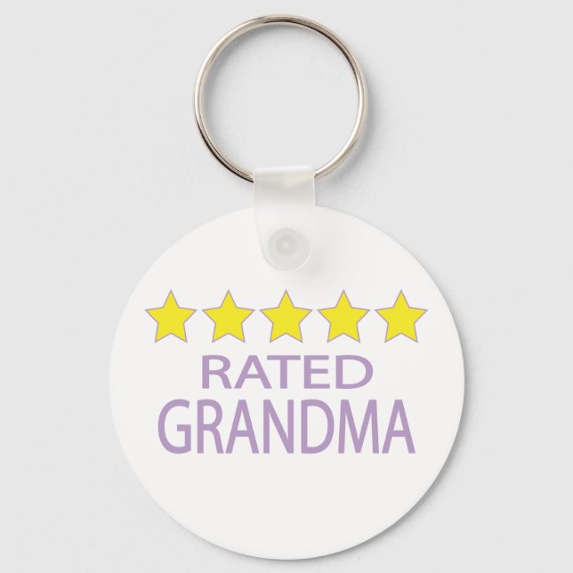 Five Star Grandma Keychain (Front)
