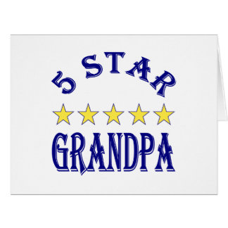 Five Star Grandpa Cards