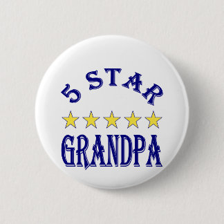 Five Star Grandpa Pinback Button