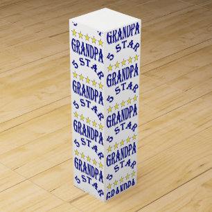 Five Star Grandpa Wine Gift Box
