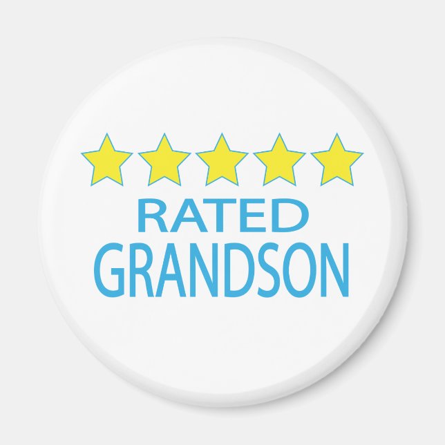 Five Star Grandson Magnet (Front)
