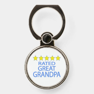 Five Star Great Grandpa Phone Ring Stand