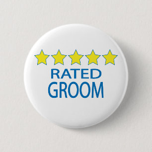 Five Star Groom Button