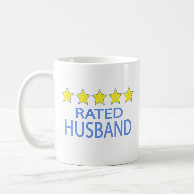 Five Star Husband Coffee Mug (Left)
