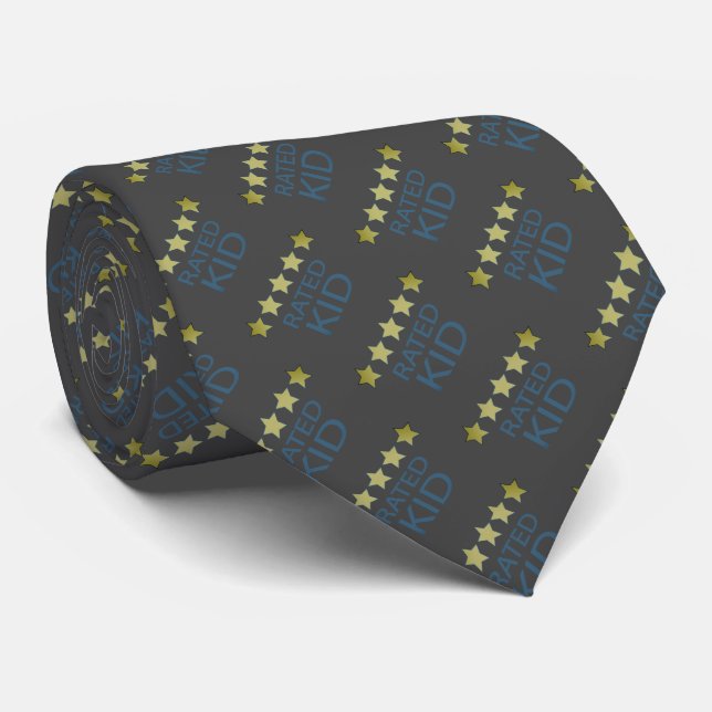 Five Star Kid Neck Tie (Rolled)