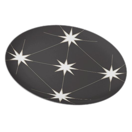 Five Star Melamine Plates. Dinner Plate (Right Side)