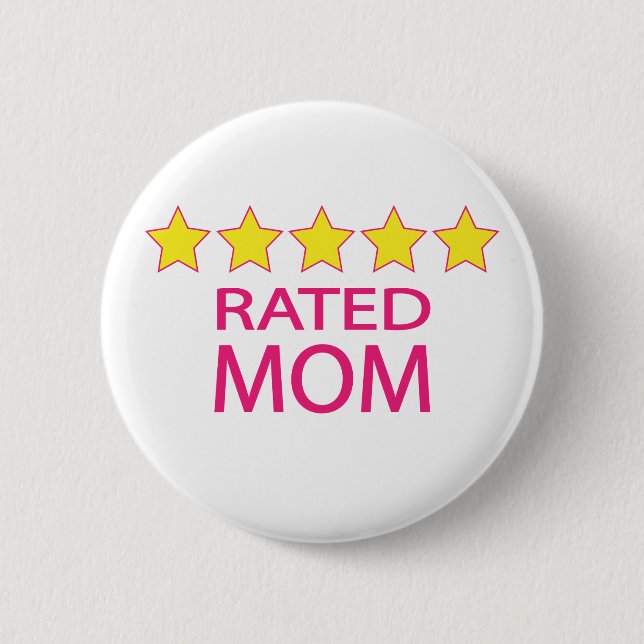 Five Star Mom Button (Front)