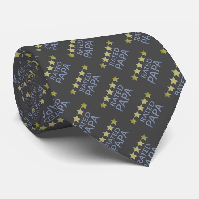 Five Star Papa Neck Tie (Rolled)