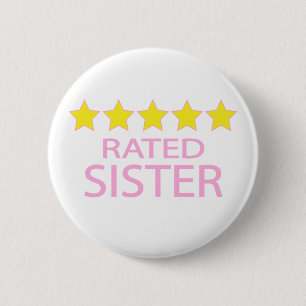 Five Star Sister Button