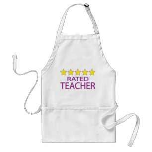 Five Star Teacher Adult Apron