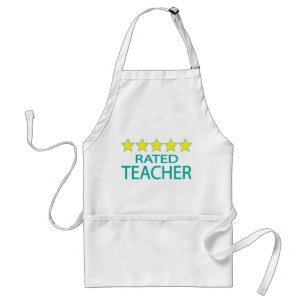 Five Star Teacher Adult Apron
