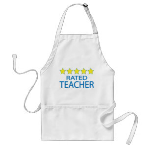 Five Star Teacher Adult Apron