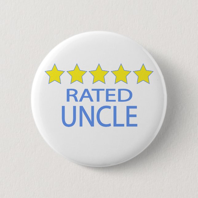 Five Star Uncle Button (Front)