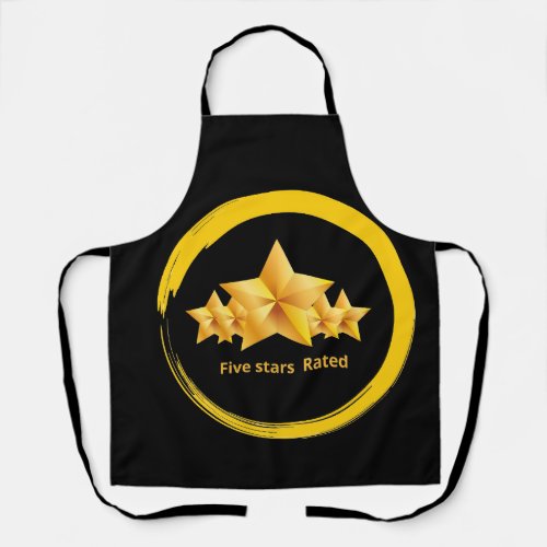 five stars rated apron