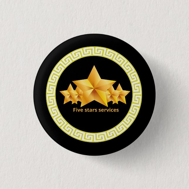 Five stars services cool button (Front)