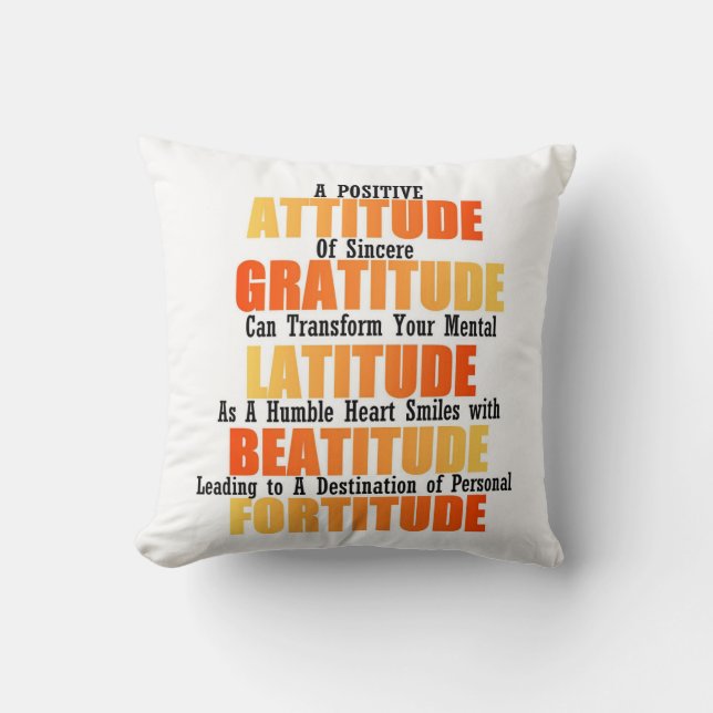 Five Steps Lead the Way Collection Throw Pillow (Front)
