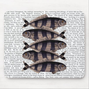 Five Striped Fish Mouse Pad