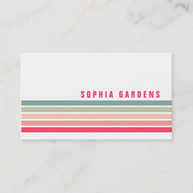 Five Stripes - Colors 01 Business Card (Front)