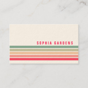Five Stripes - Colors 01 (Cream) Business Card