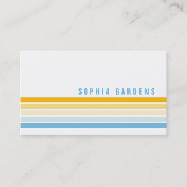 Five Stripes - Colors 02 Business Card (Front)