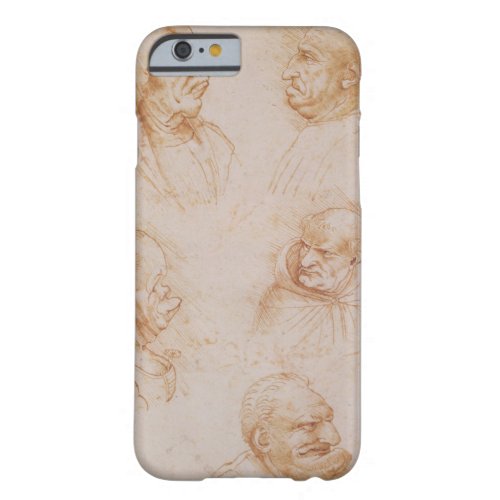 Five Studies of Grotesque Faces red chalk on pape Barely There iPhone 6 Case