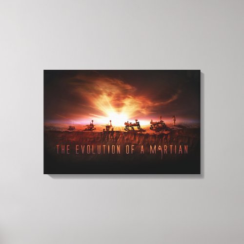 Five Successful Mars Rovers Canvas Print