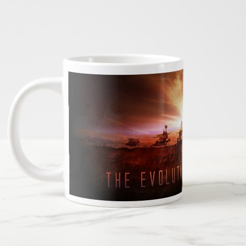 Five Successful Mars Rovers Giant Coffee Mug