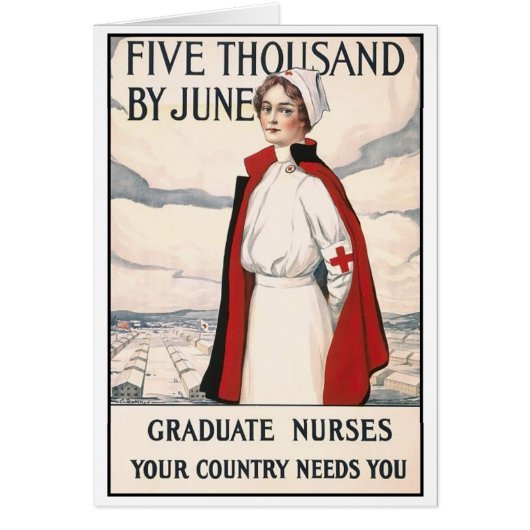 Five Thousand by June Nurse Recruiting Poster Cards (Front)