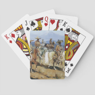 Five Vaqueros on Horseback by Edward Borein Poker Cards