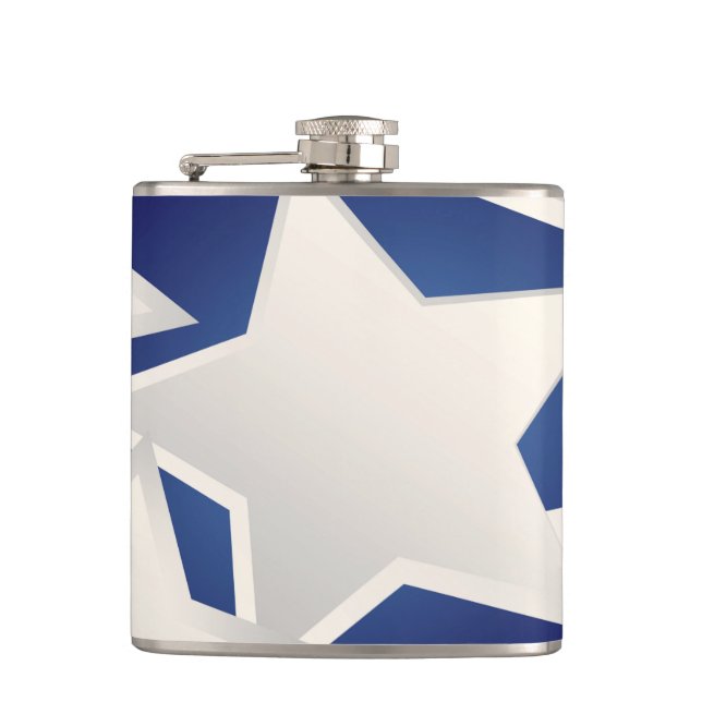 Five white stars flask (Front)