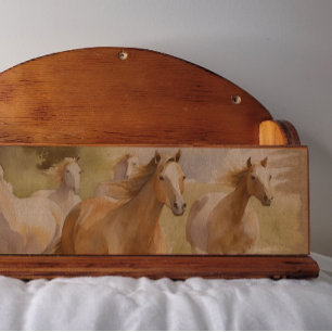 Five Wild Horses Take Flight Decoupage Tissue Paper