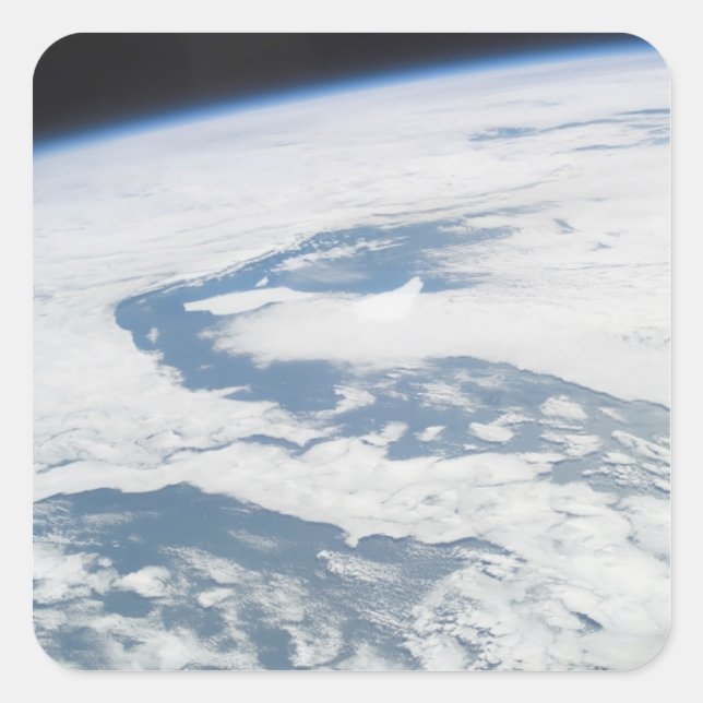 Five year old icebergs near South Georgia Islan Square Sticker (Front)