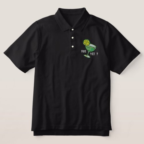 FIVE YET MENS POLO EMBROIDERED SHIRT