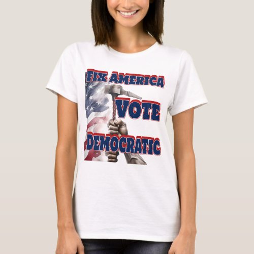 Fix America Vote Democratic T_Shirt
