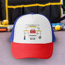 Fix Anything Flow Chart Trucker Hat