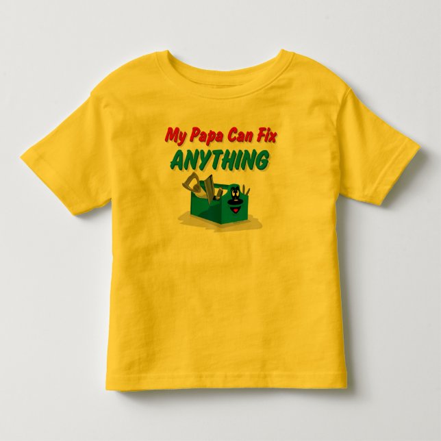 Fix Anything Papa Toddler T-shirt (Front)