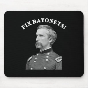 Fix Bayonets Civil War Quote Joshua Chamberlain Mouse Pad