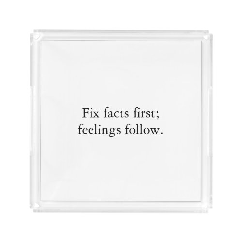 Fix Facts First Perfume Tray