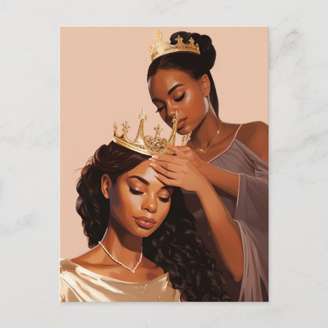FIX HER CROWN POSTCARD (Front)