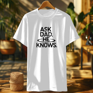Fix It Dad Knows Shirt   Handyman Humor Tee