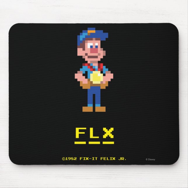 Fix-It Felix Jr: FLX Mouse Pad (Front)