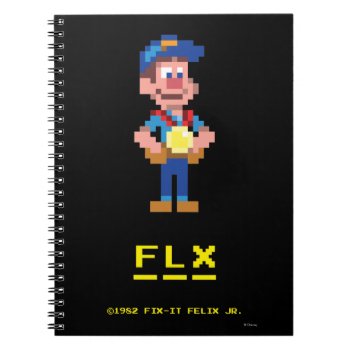 Fix-it Felix Jr: Flx Notebook by wreckitralph at Zazzle