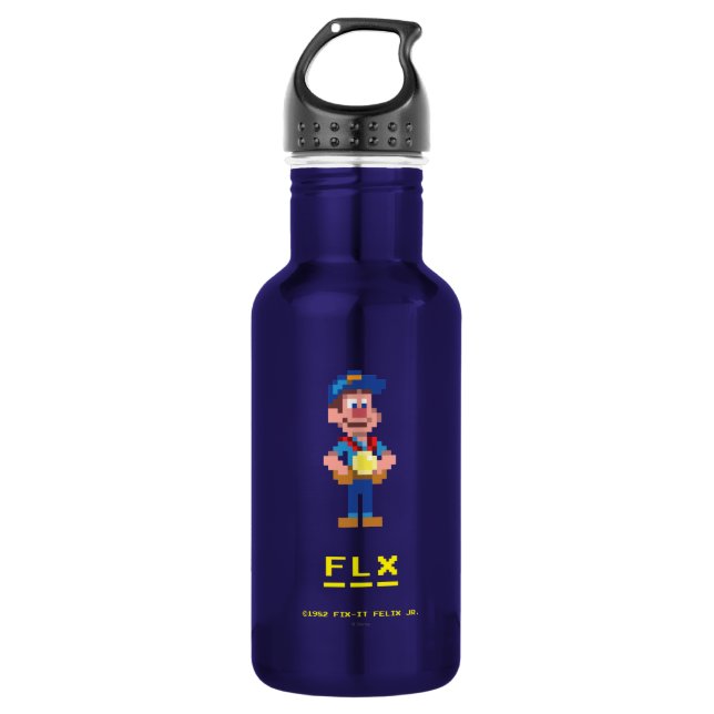Fix-It Felix Jr: FLX Water Bottle (Front)