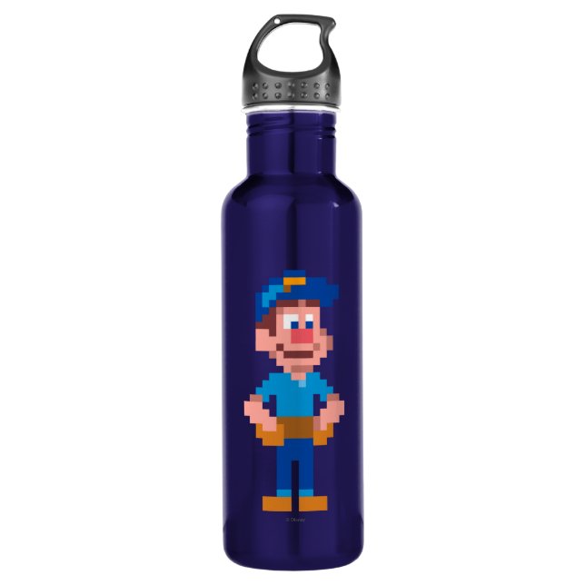 Fix-It Felix Jr Stainless Steel Water Bottle (Front)