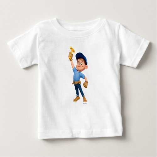 Fix_It Jr Holding Hammer in the Air Baby T_Shirt